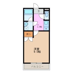 コーポバロン中野の物件間取画像